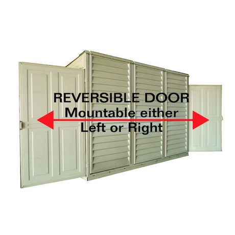 DuraMax Building Products 4 - ft x 8 - ft Sidemate Off - white Lean - to Vinyl Storage Shed - Ezonesglobal - Buy at Wine Coolers Online