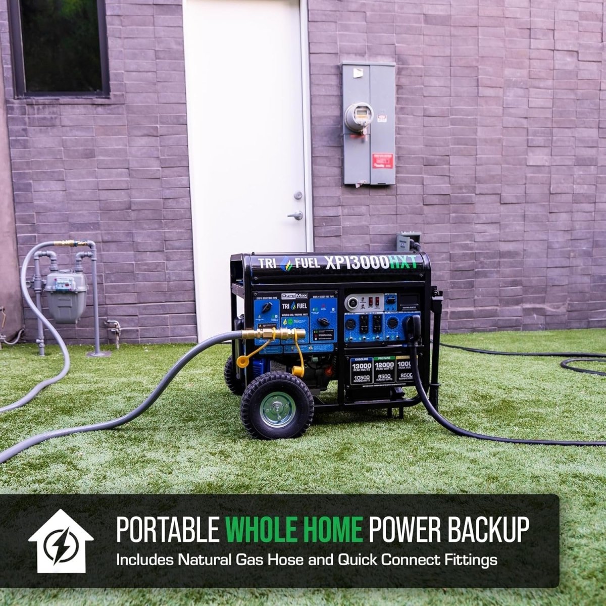 DuroMax 13,000 Watt Tri Fuel Portable HXT Generator XP13000HXT - Ezonesglobal - Buy at Wine Coolers Online