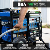 DuroMax 13,000 Watt Tri Fuel Portable HXT Generator XP13000HXT - Ezonesglobal - Buy at Wine Coolers Online