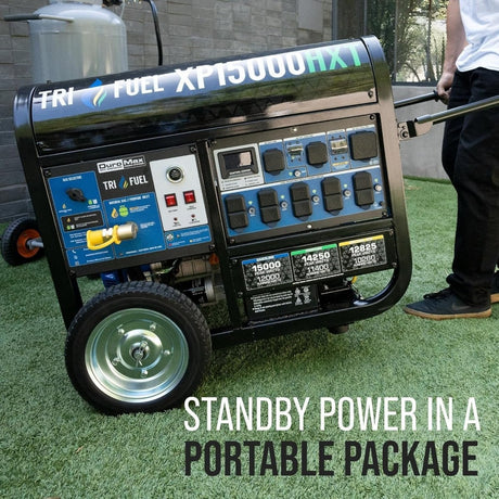 DuroMax 15,000 - Watt Tri - Fuel Portable Generator XP15000HXT - Ezonesglobal - Buy at Wine Coolers Online
