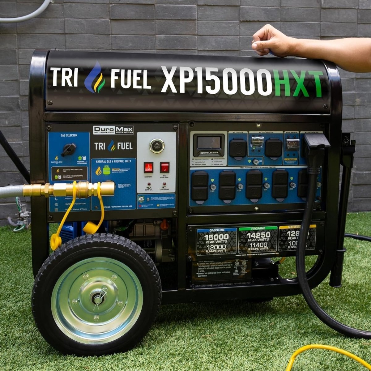 DuroMax 15,000 - Watt Tri - Fuel Portable Generator XP15000HXT - Ezonesglobal - Buy at Wine Coolers Online