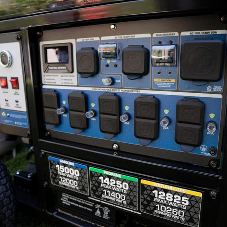 DuroMax 15,000 - Watt Tri - Fuel Portable Generator XP15000HXT - Ezonesglobal - Buy at Wine Coolers Online