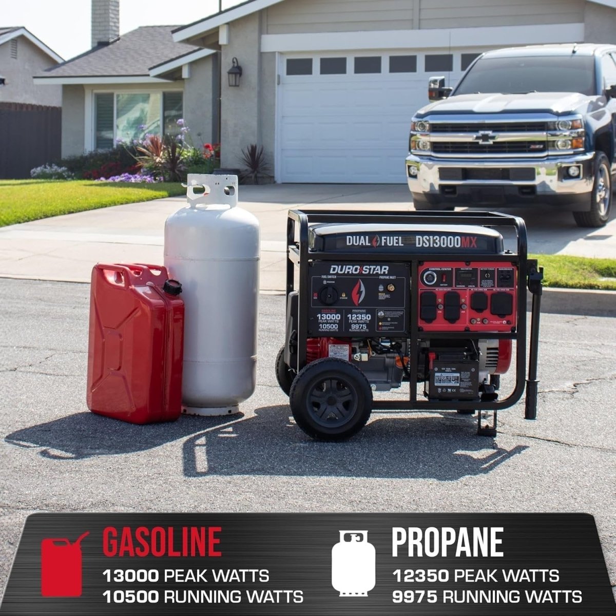 DuroMax DS13000MX Dual Fuel Portable Generator - Ezonesglobal - Buy at Wine Coolers Online