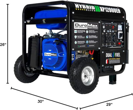 DuroMax XP12000EH 12,000 Watt Dual Fuel Portable Generator - Ezonesglobal - Buy at Wine Coolers Online