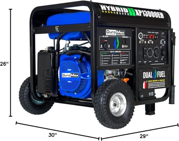 DuroMax XP13000EH 13,000 Watt Dual Fuel Portable Generator - Ezonesglobal - Buy at Wine Coolers Online