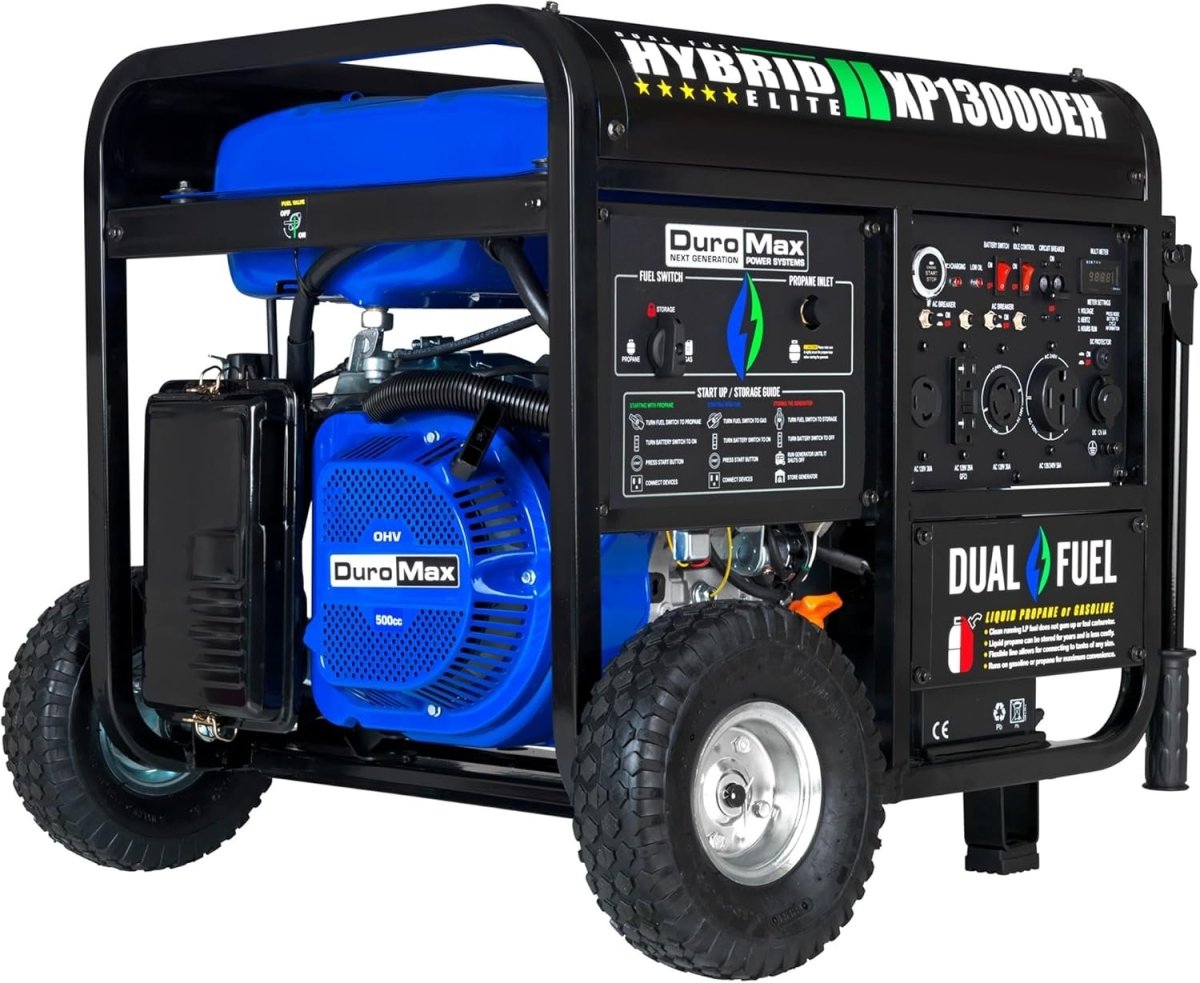 DuroMax XP13000EH 13,000 Watt Dual Fuel Portable Generator - Ezonesglobal - Buy at Wine Coolers Online