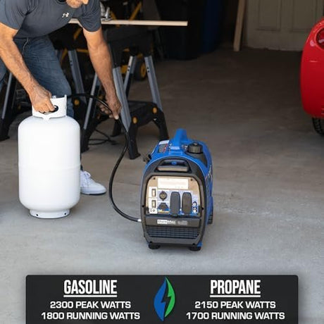 DuroMax XP2300iH 2,300 - Watt Dual Fuel Portable Digital Inverter Generator – Gas & Propane, RV & Emergency Ready - Ezonesglobal - Buy at Wine Coolers Online