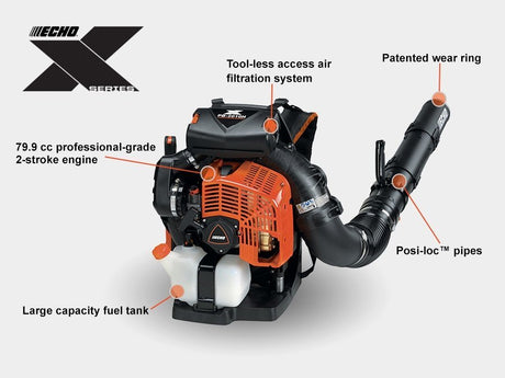 ECHO X Series Backpack Blower PB - 9010H - Ezonesglobal - Buy at Wine Coolers Online