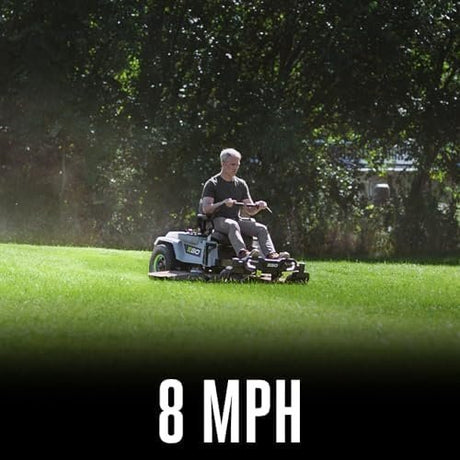 EGO Power+ Electric Riding Lawn Mower, 52″ Deck with Zero Turn Radius, Includes (6) 56V 12.0Ah Batteries and Charger – ZT5207L - Ezonesglobal - Buy at Wine Coolers Online