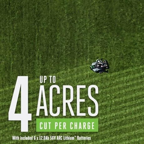 EGO Power+ Electric Riding Lawn Mower, 52″ Deck with Zero Turn Radius, Includes (6) 56V 12.0Ah Batteries and Charger – ZT5207L - Ezonesglobal - Buy at Wine Coolers Online