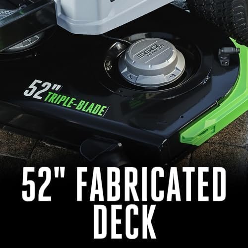 EGO Power+ Electric Riding Lawn Mower, 52″ Deck with Zero Turn Radius, Includes (6) 56V 12.0Ah Batteries and Charger – ZT5207L - Ezonesglobal - Buy at Wine Coolers Online