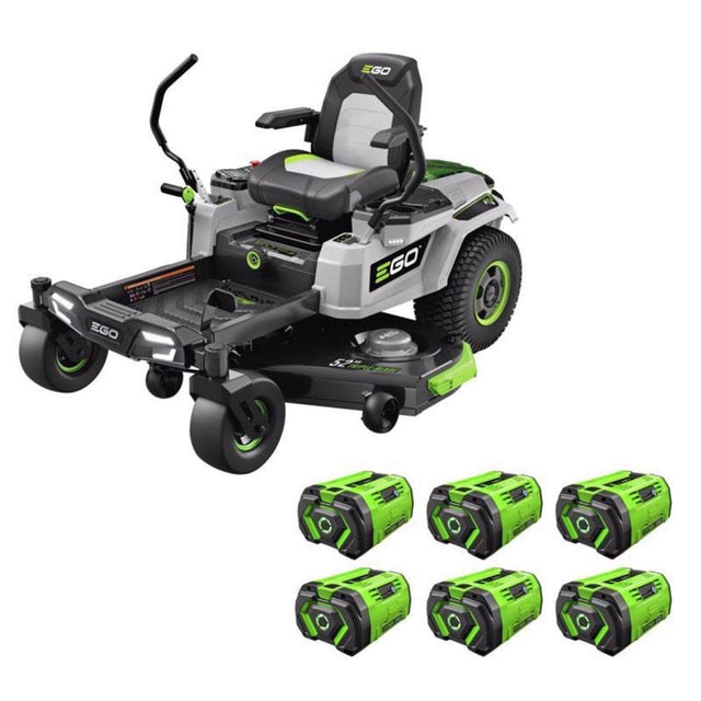 EGO Power+ Z6 ZT5207L 52 in. 56 V Battery Zero Turn Riding Mower Kit (Battery & Charger) W/ SIX 12.0 AH BATTERIES - Ezonesglobal - Buy at Wine Coolers Online
