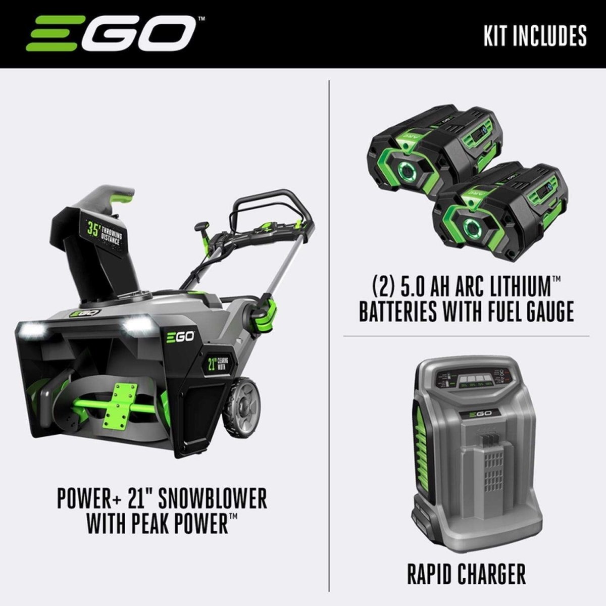 EGO SNT2102 21″ Cordless Snow Blower Kit - Ezonesglobal - Buy at Wine Coolers Online