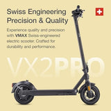 Electric Scooter – VX2 PRO Swiss Engineered Electric Scooters for Adults – 1300W Peak Power 22, 28, 37 - Mile Ranges, IPX6 Water Resistant Fast Electric Scooter – 24 Months Support - Ezonesglobal - Buy at Wine Coolers Online