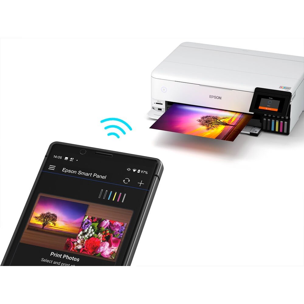 Epson EcoTank Photo ET - 8550 All - in - One Supertank Printer - Ezonesglobal - Buy at Wine Coolers Online