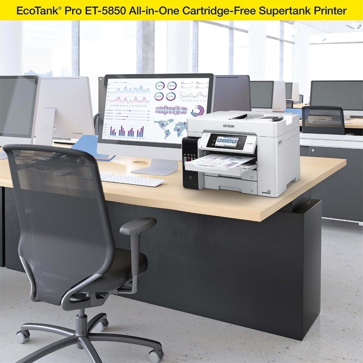 Epson EcoTank Pro ET - 5850 Color Laser - Ezonesglobal - Buy at Wine Coolers Online