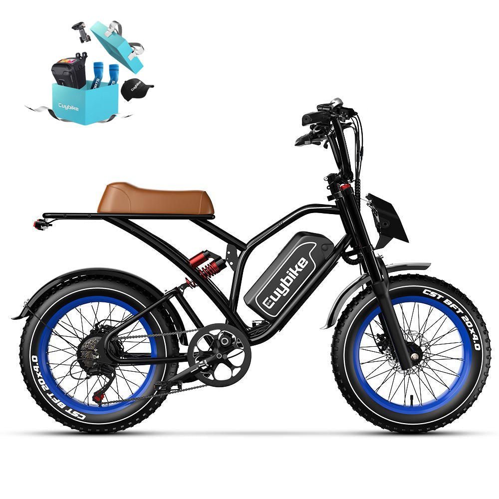 Euybike S4 Moped - Style Fat Tire Electric Bike - Ezonesglobal - Buy at Wine Coolers Online
