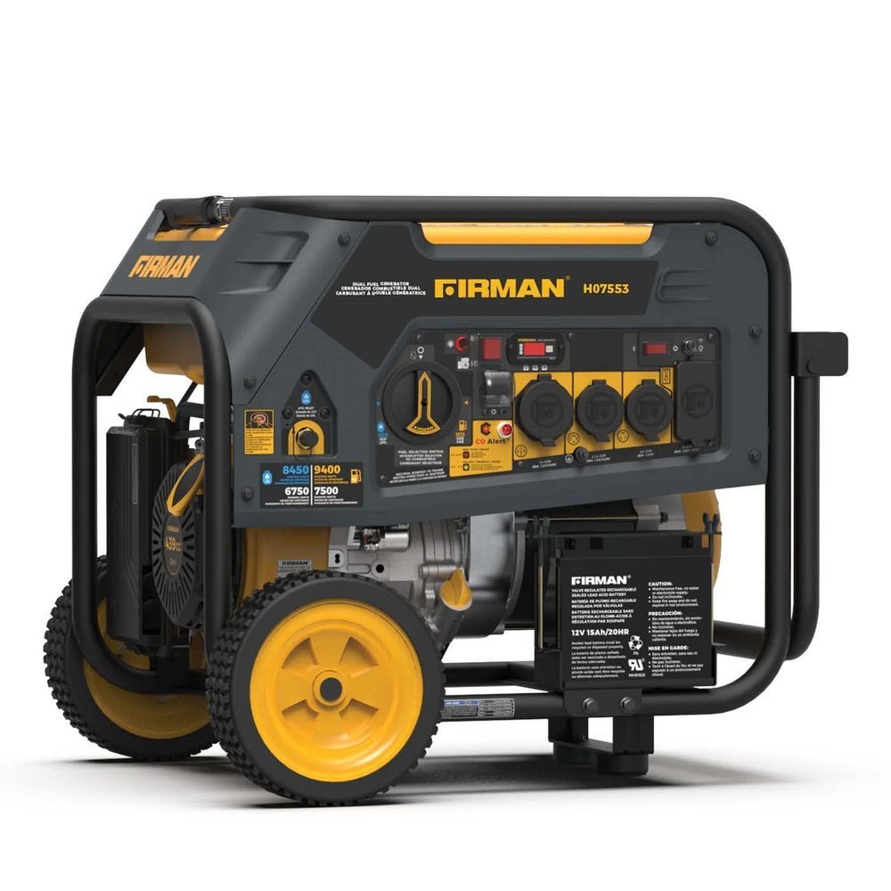 Firman H07553 7500W/9400W Dual Fuel Portable Generator - Ezonesglobal - Buy at Wine Coolers Online