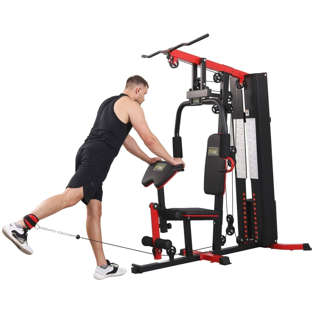 Fitvids LX750 Multifunctional Full Home Gym System Workout Station - Ezonesglobal - Buy at Wine Coolers Online