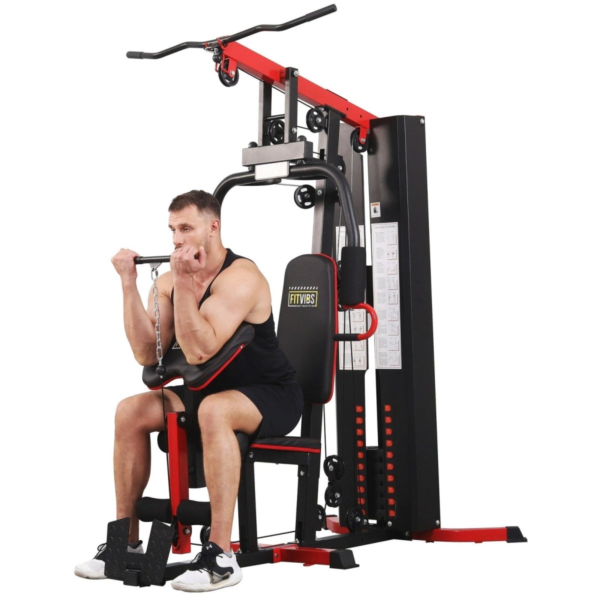 Fitvids LX750 Multifunctional Full Home Gym System Workout Station - Ezonesglobal - Buy at Wine Coolers Online