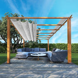 Florence Aluminum Pergola with Canopy Paragon Outdoor - Ezonesglobal - Buy at Wine Coolers Online