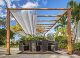 Florence Aluminum Pergola with Canopy Paragon Outdoor - Ezonesglobal - Buy at Wine Coolers Online