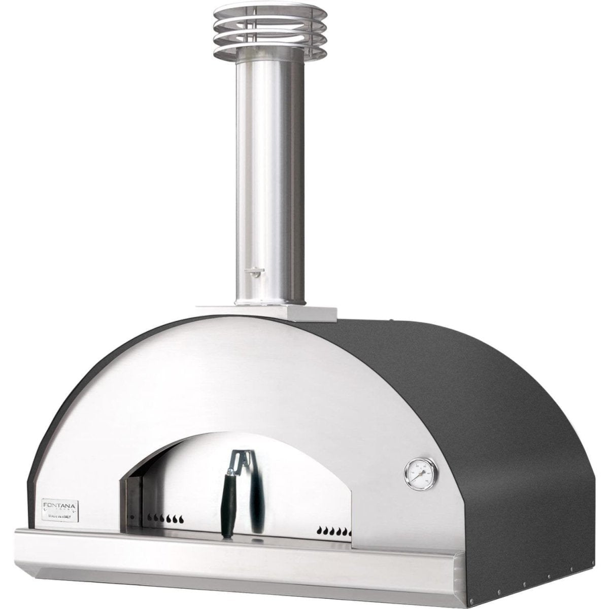 Fontana Forni Mangiafuoco Wood - Fired Pizza Oven – Anthracite – FTMF - A - Ezonesglobal - Buy at Wine Coolers Online
