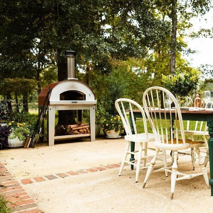Fontana Forni Mangiafuoco Wood - Fired Pizza Oven – Stainless – FTMF - S - Ezonesglobal - Buy at Wine Coolers Online