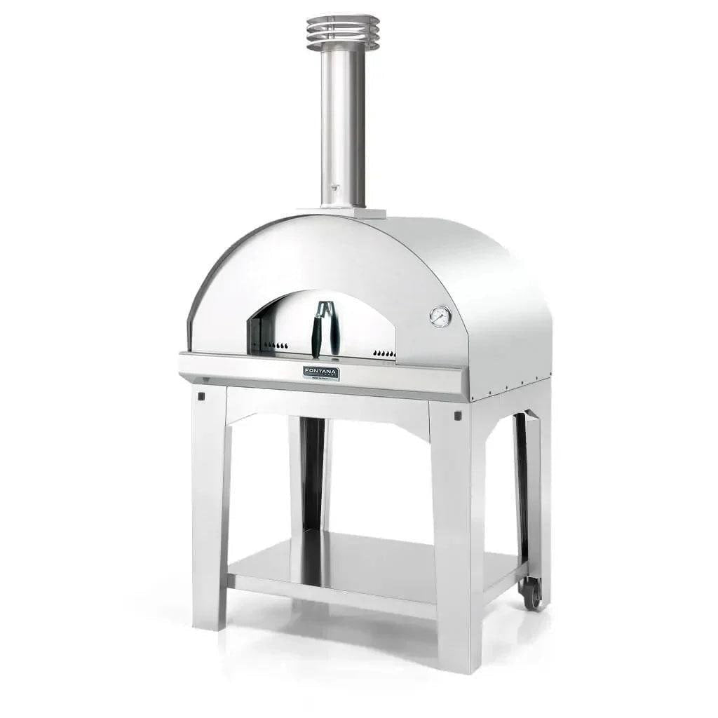 Fontana Forni Mangiafuoco Wood - Fired Pizza Oven – Stainless – FTMF - S - Ezonesglobal - Buy at Wine Coolers Online