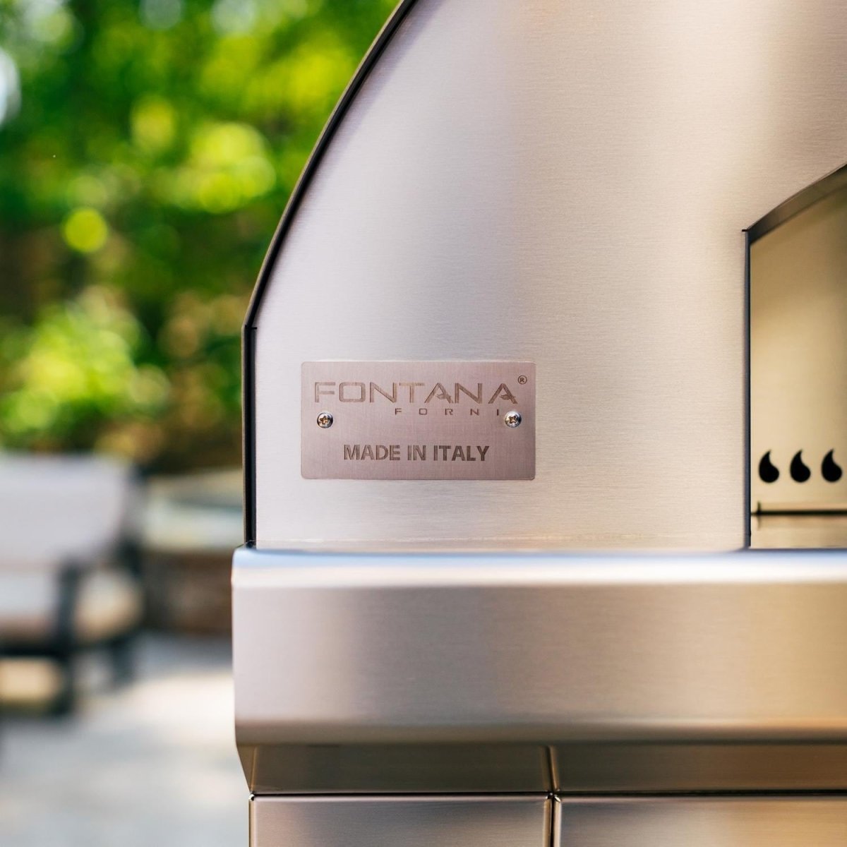 Fontana Forni Mangiafuoco Wood - Fired Pizza Oven – Stainless – FTMF - S - Ezonesglobal - Buy at Wine Coolers Online