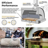 Fontana Forni Marinara Wood - Fired Pizza Oven – Anthracite – FTMARIN - A - Ezonesglobal - Buy at Wine Coolers Online