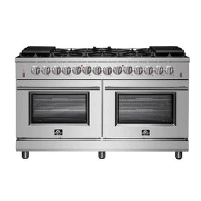 FORNO Massimo 60 - Inch Freestanding Dual Fuel Range in Stainless Steel – FFSGS6125 - 60 - Ezonesglobal - Buy at Wine Coolers Online