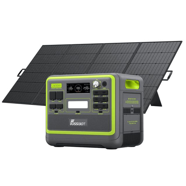 FOSSiBOT F2400 + SP200 | Solar Generator Kit - Ezonesglobal - Buy at Wine Coolers Online