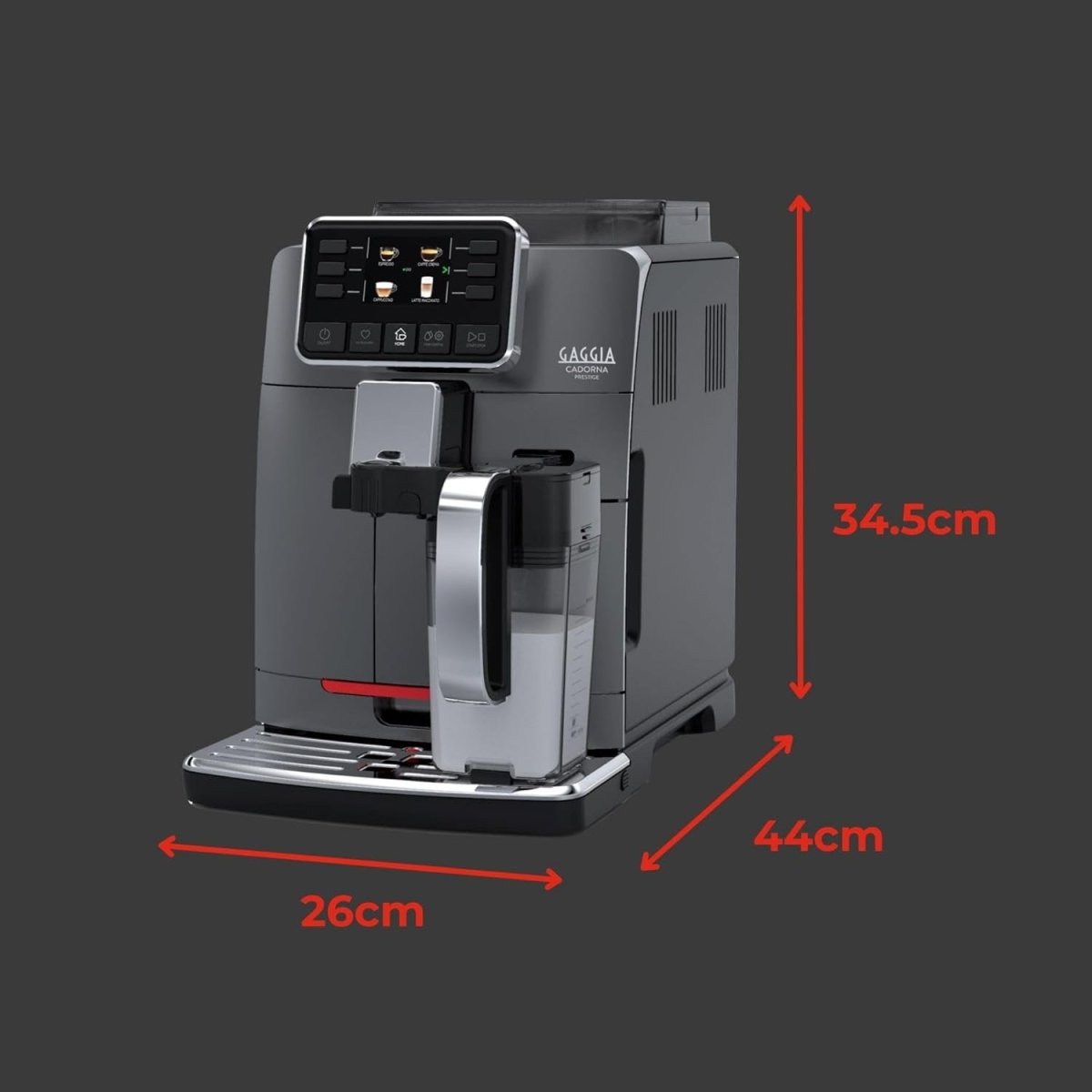 Gaggia Cadorna Prestige cocoa/coffee/espresso - Ezonesglobal - Buy at Wine Coolers Online