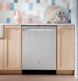 GE 24 in. Top Control Flush - Mount Dishwasher with 45 dBa Sound Level, 3rd - Rack & Dry Boost – Fingerprint Resistant Stainless - Ezonesglobal - Buy at Wine Coolers Online