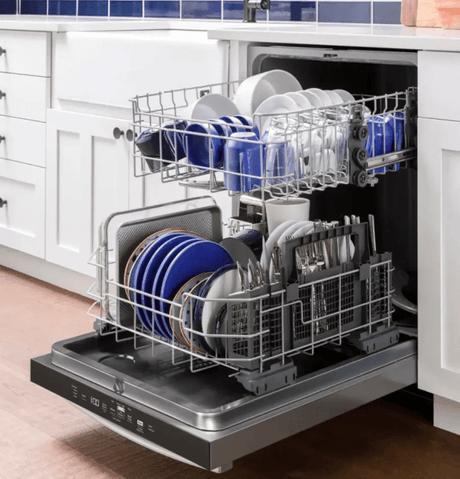 GE – 24″ Top Control Built - In Hybrid Tub Dishwasher with Dry Boost – Stainless Steel - Ezonesglobal - Buy at Wine Coolers Online