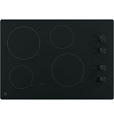 GE 30″ Built - In Knob Control Electric Cooktop JP3030DWBB - Ezonesglobal - Buy at Wine Coolers Online