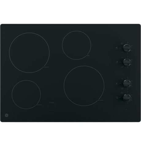 GE 30″ Built - In Knob Control Electric Cooktop JP3030DWBB - Ezonesglobal - Buy at Wine Coolers Online