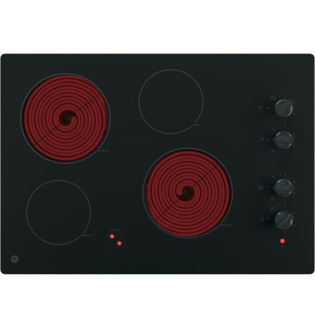 GE 30″ Built - In Knob Control Electric Cooktop JP3030DWBB - Ezonesglobal - Buy at Wine Coolers Online