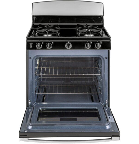 GE 30″ Free - Standing Gas Range JGBS30RETSS - Ezonesglobal - Buy at Wine Coolers Online