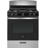 GE 30″ Free - Standing Gas Range JGBS30RETSS - Ezonesglobal - Buy at Wine Coolers Online