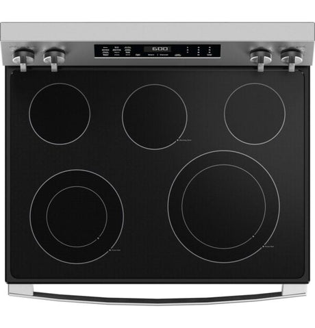 GE 30″ Freestanding Electric Convection Range GRF600AVSS - Ezonesglobal - Buy at Wine Coolers Online