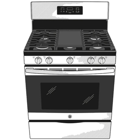 GE 30″ Freestanding Gas Range - Ezonesglobal - Buy at Wine Coolers Online