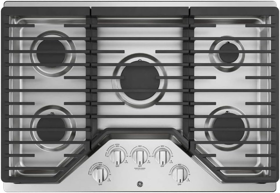 GE 30 - Inch Built - In Gas Cooktop JGP5030SLSS - Ezonesglobal - Buy at Wine Coolers Online