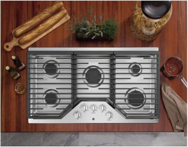 GE 36 - Inch Built - in Gas Cooktop JGP5036SLSS - Ezonesglobal - Buy at Wine Coolers Online