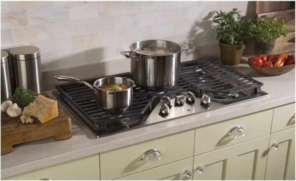 GE 36 - Inch Built - in Gas Cooktop JGP5036SLSS - Ezonesglobal - Buy at Wine Coolers Online