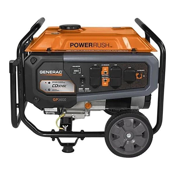 Generac GP Series GP3600 Gasoline - Powered Portable Generator with Recoil Pull Start 7721 – 3,600/4,500W, 120V - Ezonesglobal - Buy at Wine Coolers Online