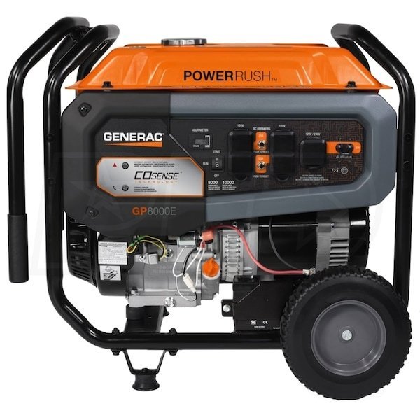 Generac GP8000E 8000 - Watt Portable Generator - Ezonesglobal - Buy at Wine Coolers Online