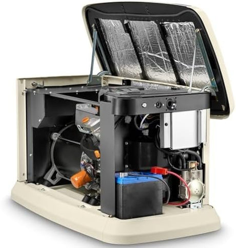 Generac Guardian 22kW Home Standby Generator with 200 Amp Transfer Switch, Durable All Aluminum, WiFi Enabled with G - Force Engine, Easy to Use, Whole House Power Backup, Smart Outage Solution – Bisque - Ezonesglobal - Buy at Wine Coolers Online
