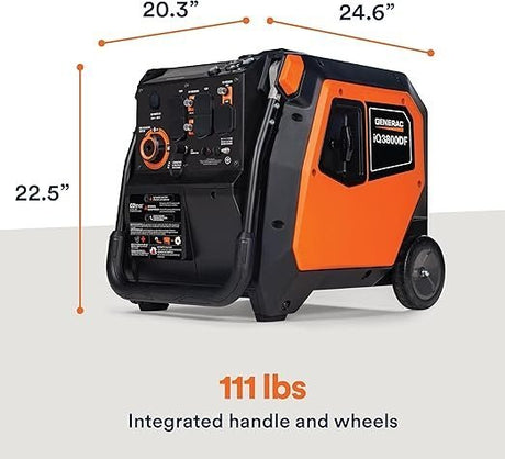 Generac iQ3800 3.800 - Watt Dual Fuel Portable Inverter Generator - Ezonesglobal - Buy at Wine Coolers Online
